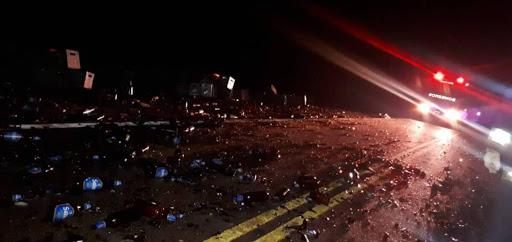 accidente-camion volcado