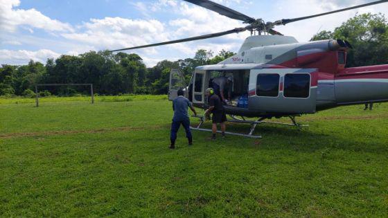 asistencia criticas en helicoptero