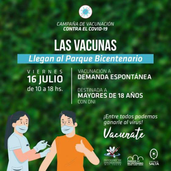 vacuna parque bicentenario
