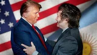 milei y donal trump