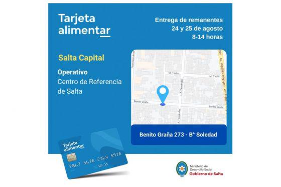 TARJETA ALIMENTAR