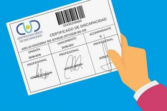 certificado de discapacidad