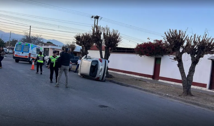 policiales vuelco