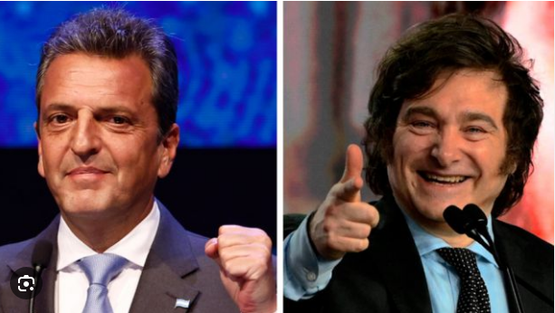 politica sergio massa y javier milei