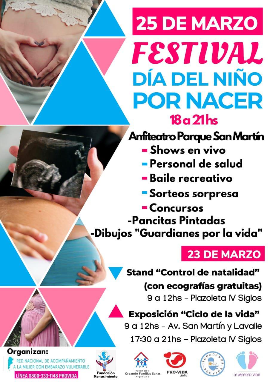festival dia del niño por nacer
