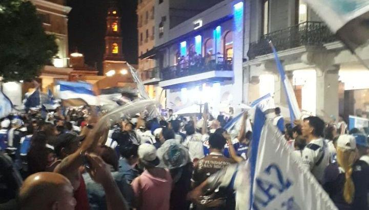 deportes festejo santo