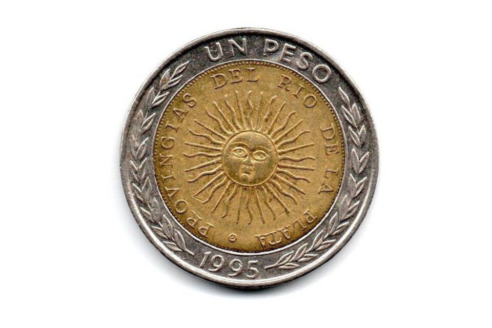 monedas de un peso